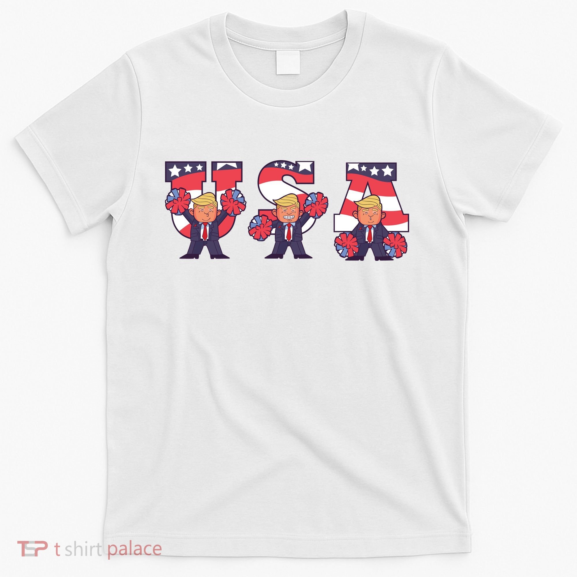 USA Donald Trump Cheer Cartoon T-Shirt