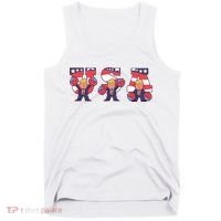 USA Donald Trump Cheer Cartoon Tank Top thumb 0