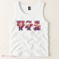 USA Donald Trump Cheer Cartoon Tank Top thumb 2