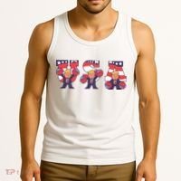 USA Donald Trump Cheer Cartoon Tank Top thumb 3