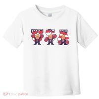 USA Donald Trump Cheer Cartoon Toddler T-Shirt thumb 0
