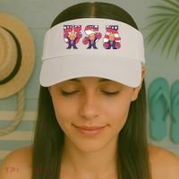 USA Donald Trump Cheer Cartoon Visor thumb 2