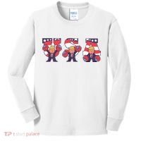 USA Donald Trump Cheer Cartoon Kids Long Sleeve Shirt thumb 0
