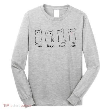 Un Deux Trois Cat Long Sleeve Shirt