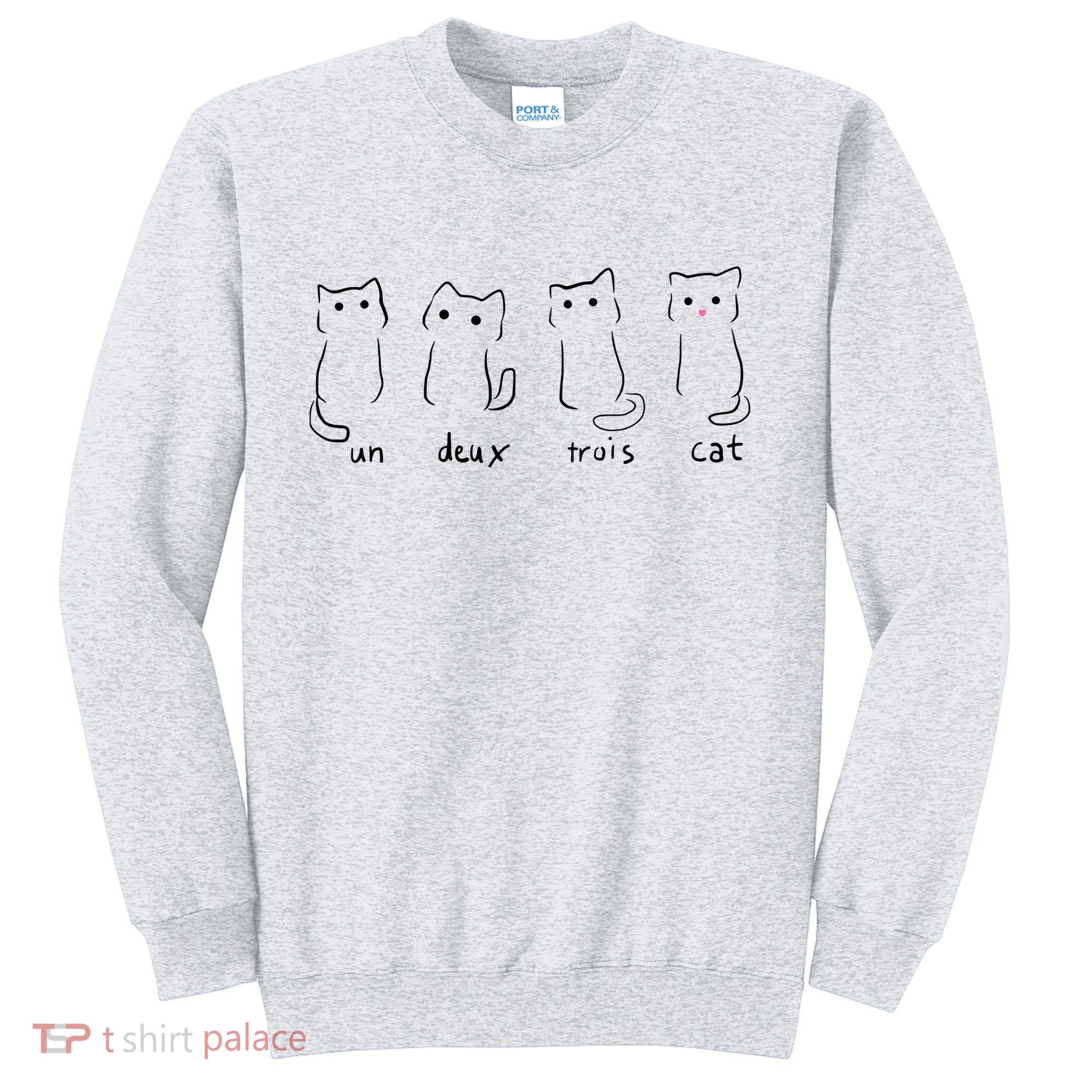 Un Deux Trois Cat Sweatshirt