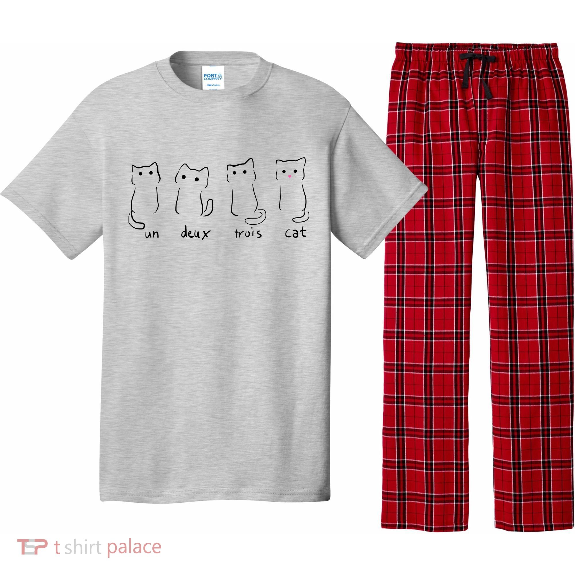 Un Deux Trois Cat Pajama Set