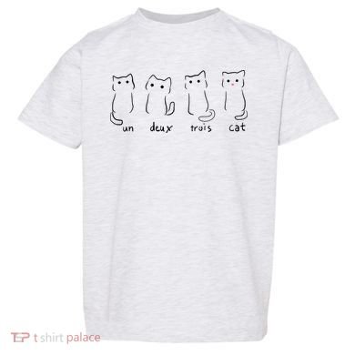Un Deux Trois Cat Toddler T-Shirt