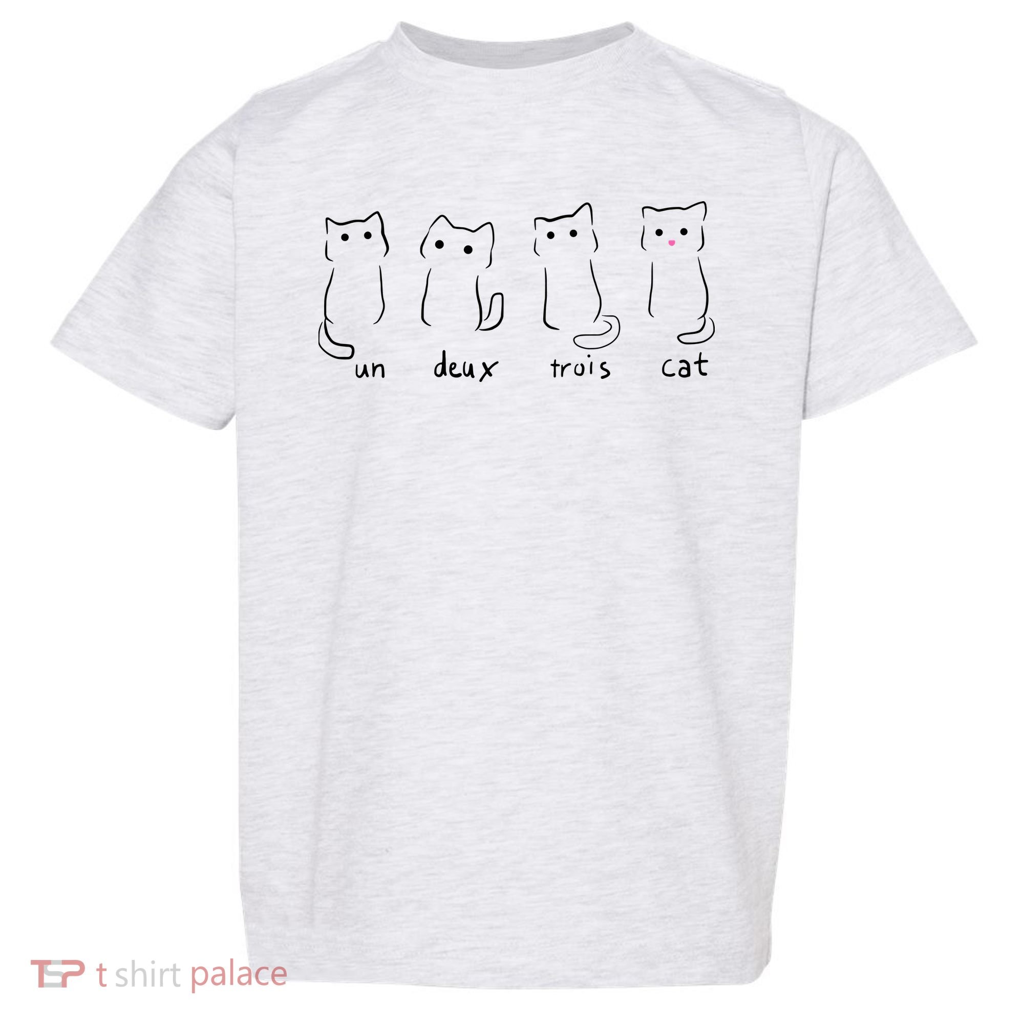 Un Deux Trois Cat Toddler T-Shirt