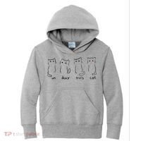Un Deux Trois Cat Kids Hoodie thumb 0