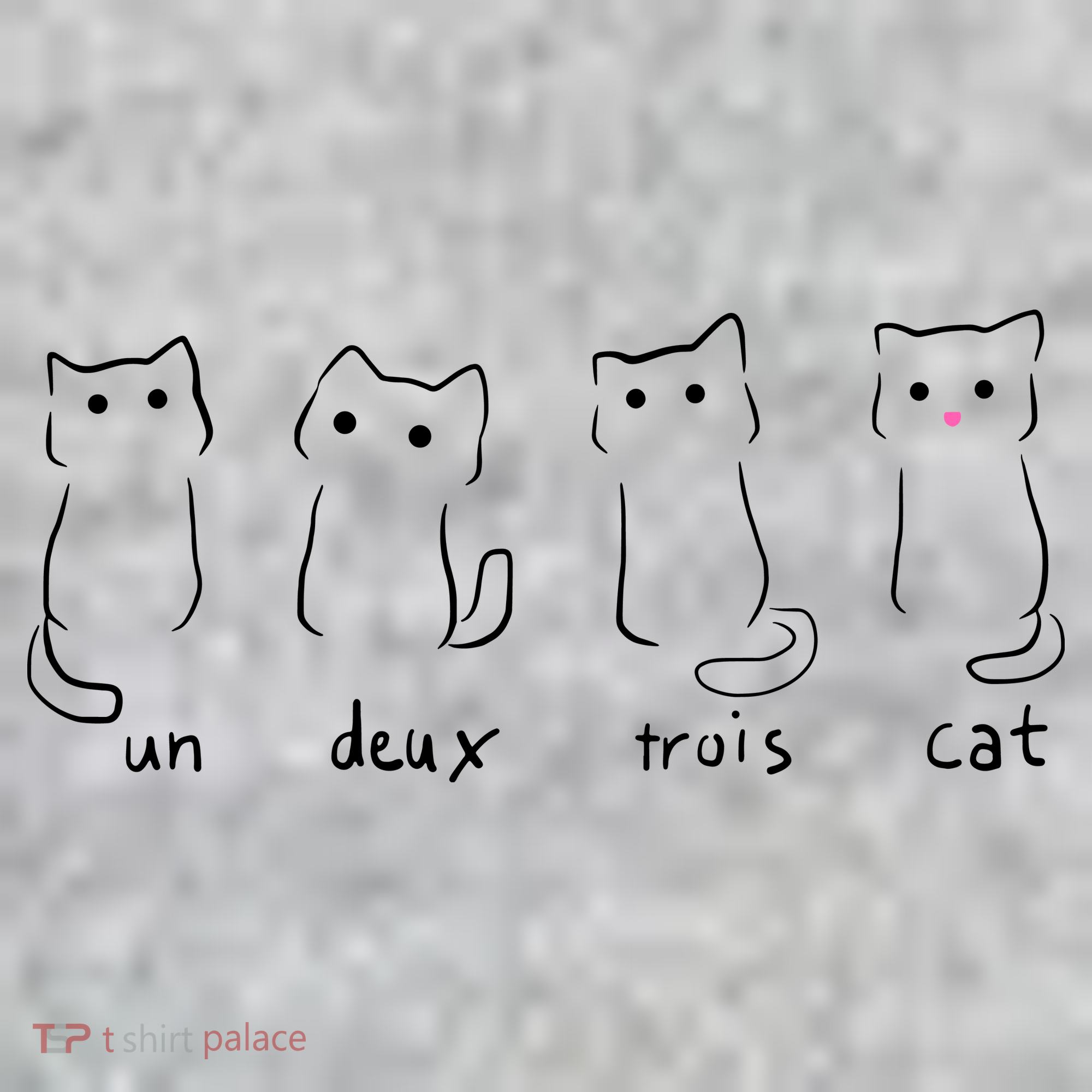 Un Deux Trois Cat Kids Hoodie