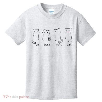 Un Deux Trois Cat Kids T-Shirt
