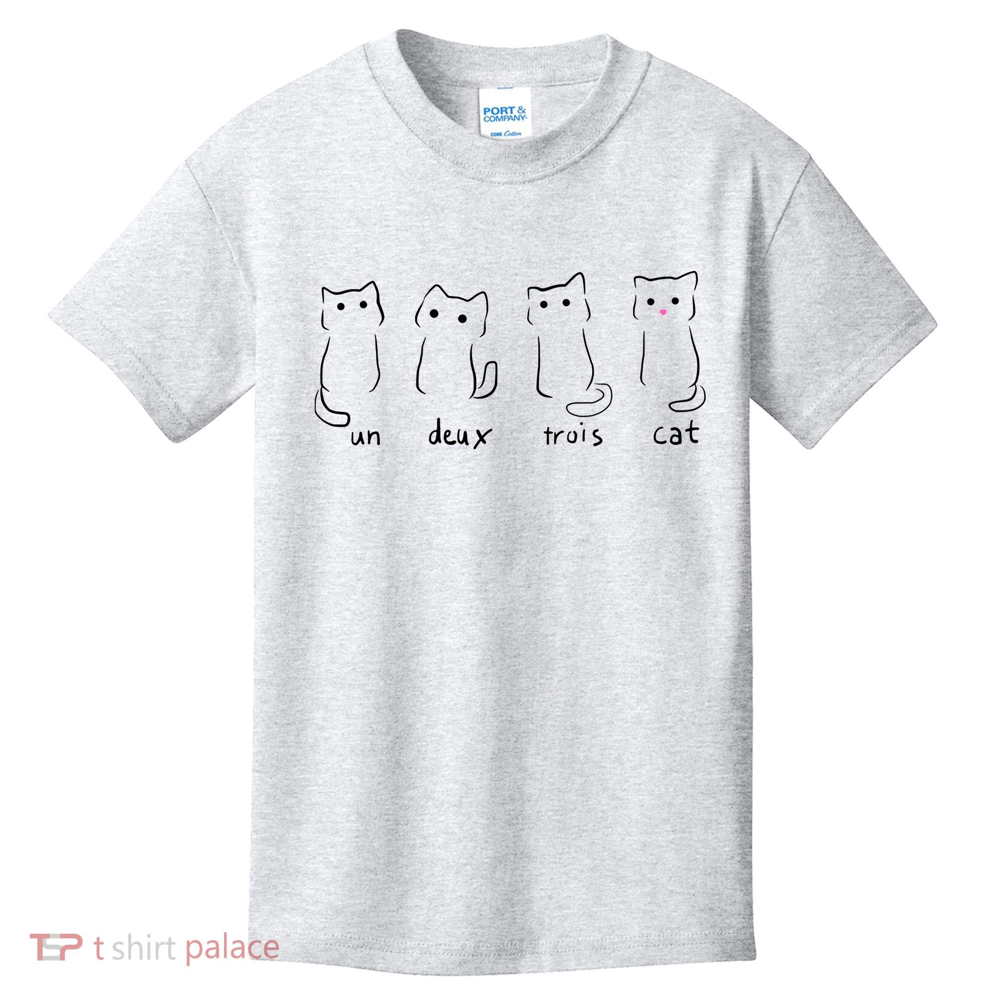 Un Deux Trois Cat Kids T-Shirt