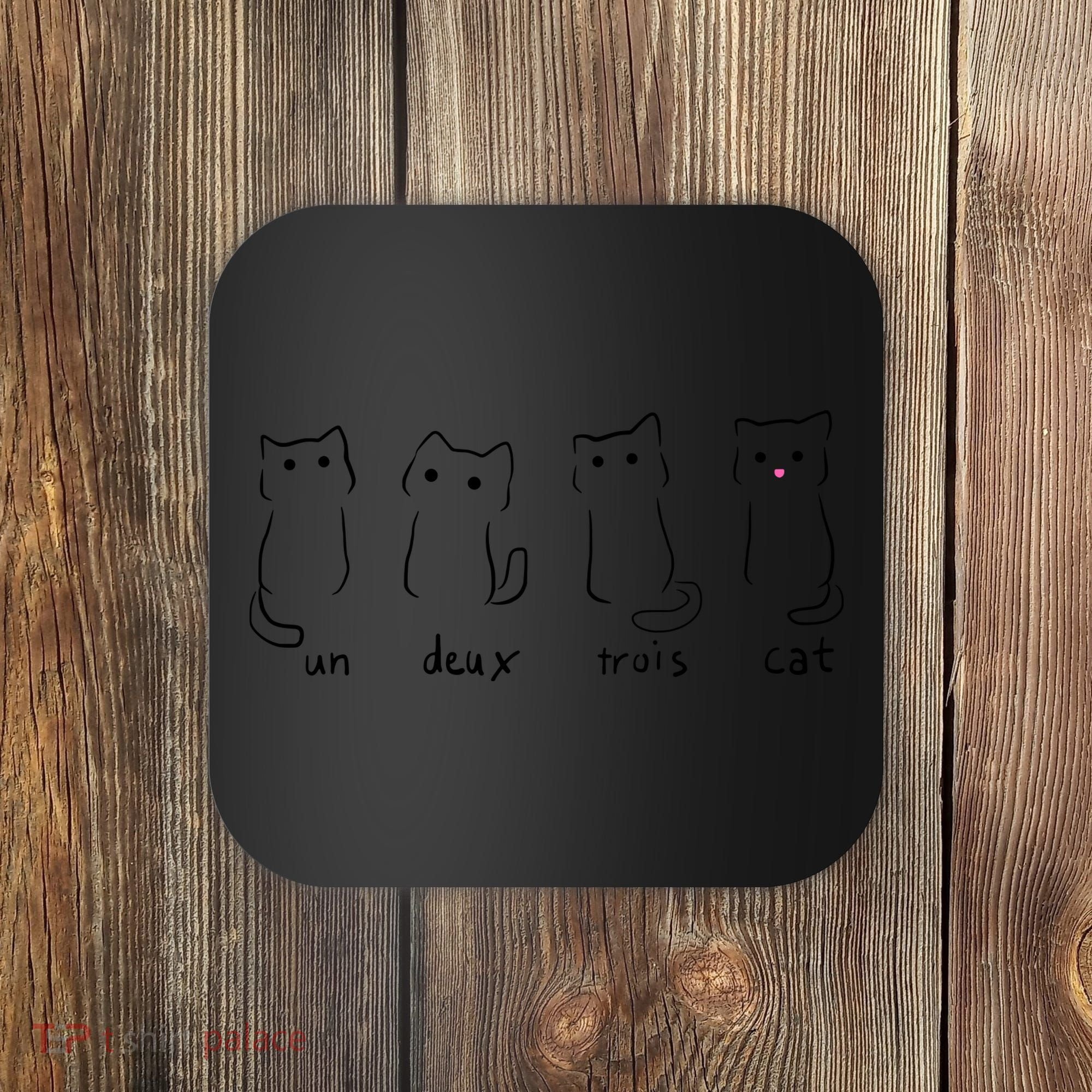 Un Deux Trois Cat Coaster
