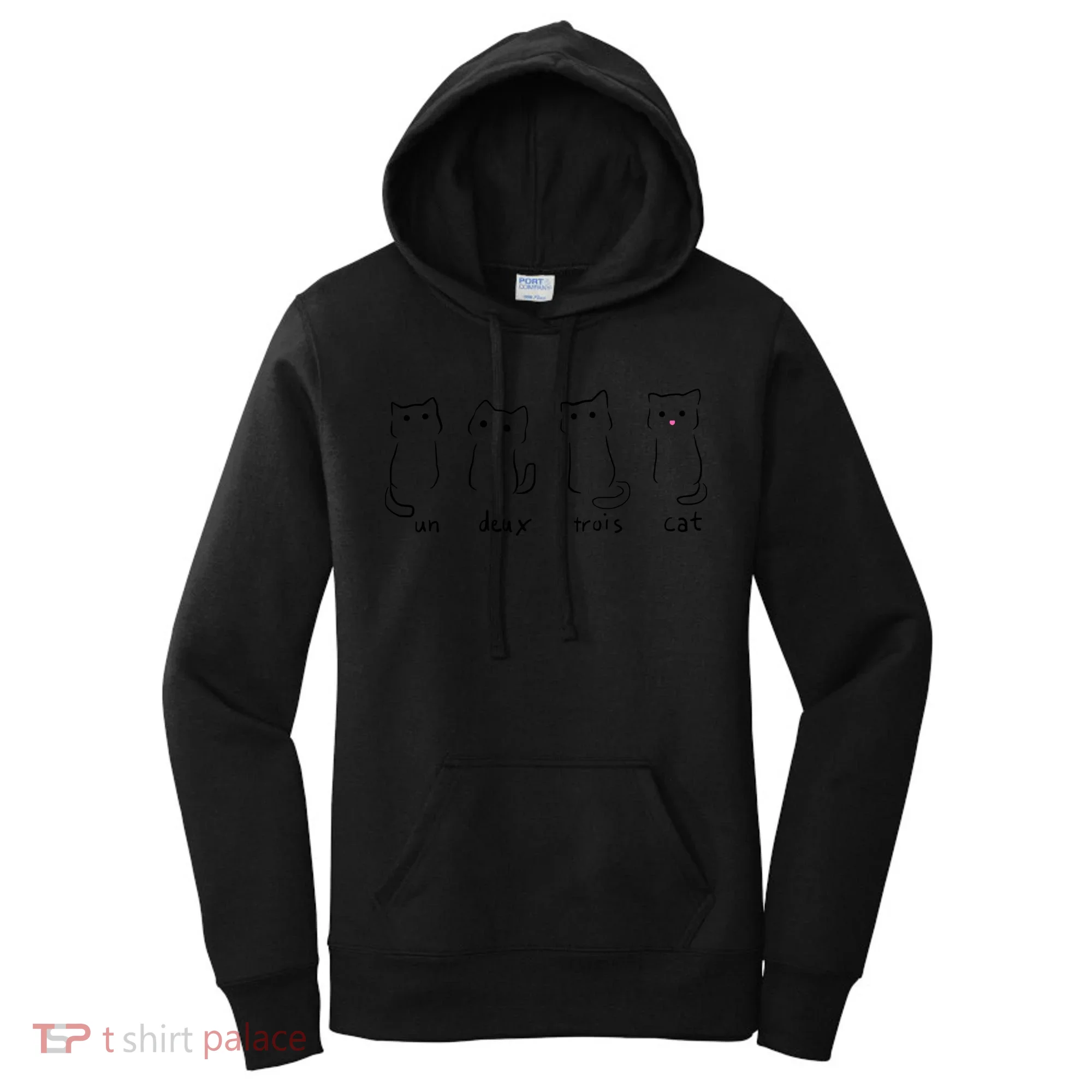 Un Deux Trois Cat Women's Hoodie
