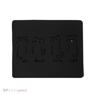 Un Deux Trois Cat Mousepad