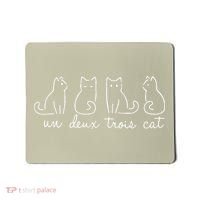 Un Deux Trois Cat Animals Cute Lovey Cat Mousepad thumb 0