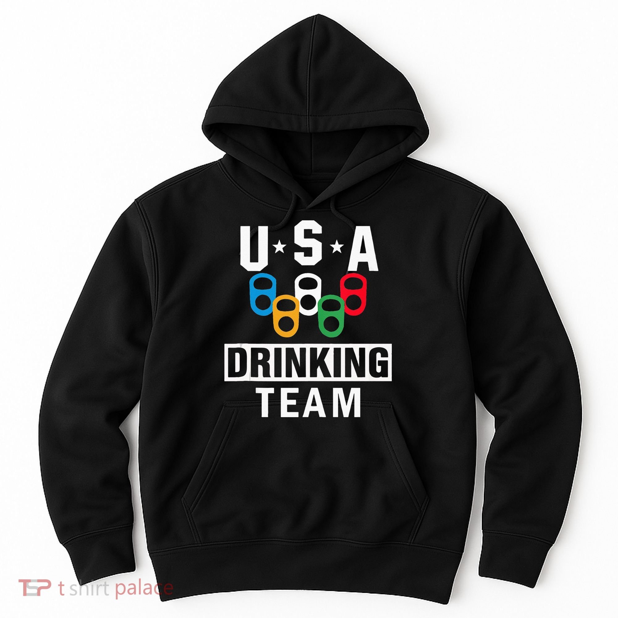 USA Drinking Team Beer Party Funny Hoodie