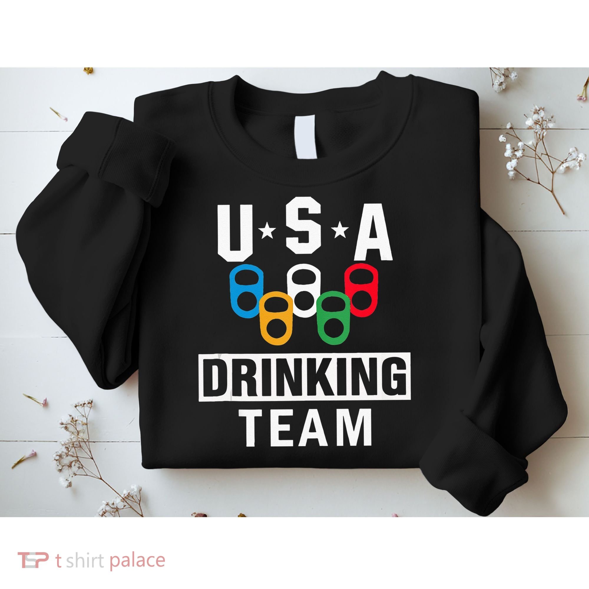 USA Drinking Team Beer Party Funny Sweatshirt
