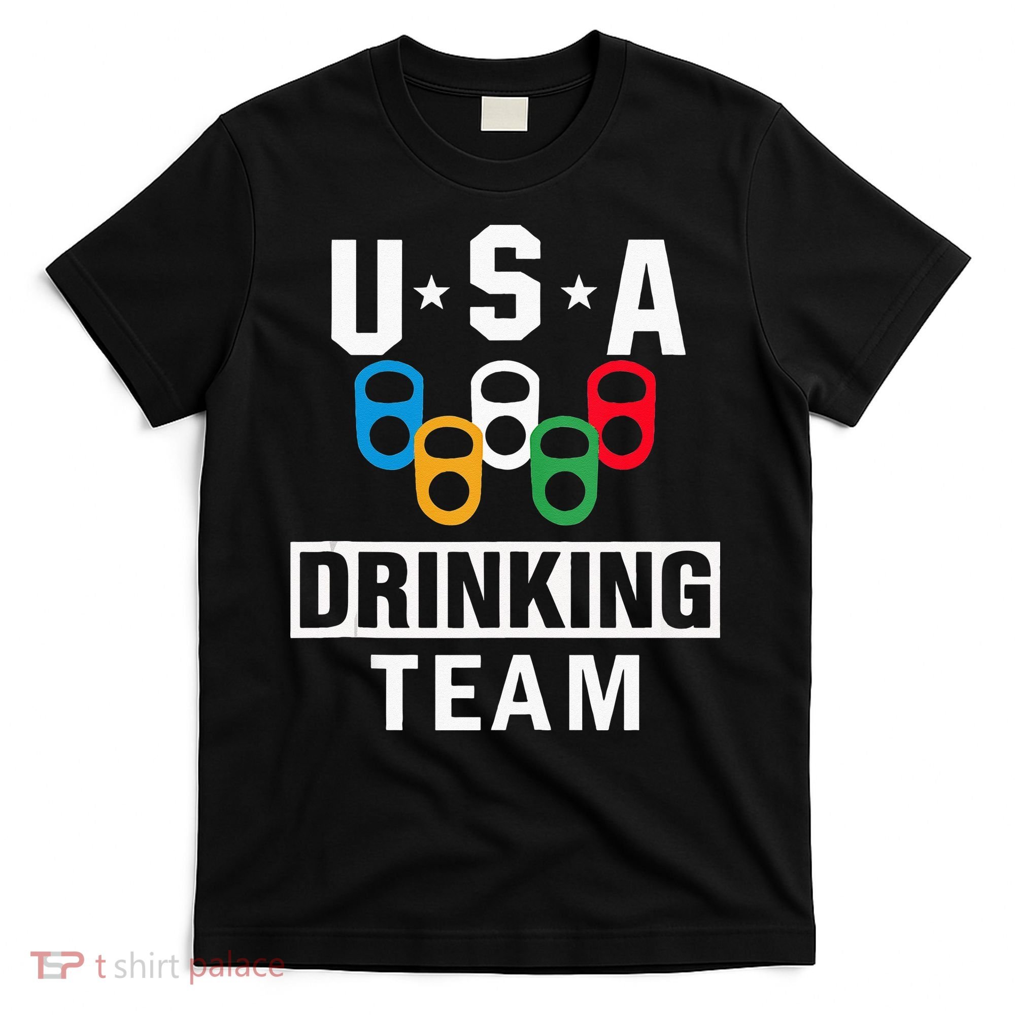USA Drinking Team Beer Party Funny T-Shirt