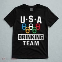 USA Drinking Team Beer Party Funny T-Shirt thumb 5