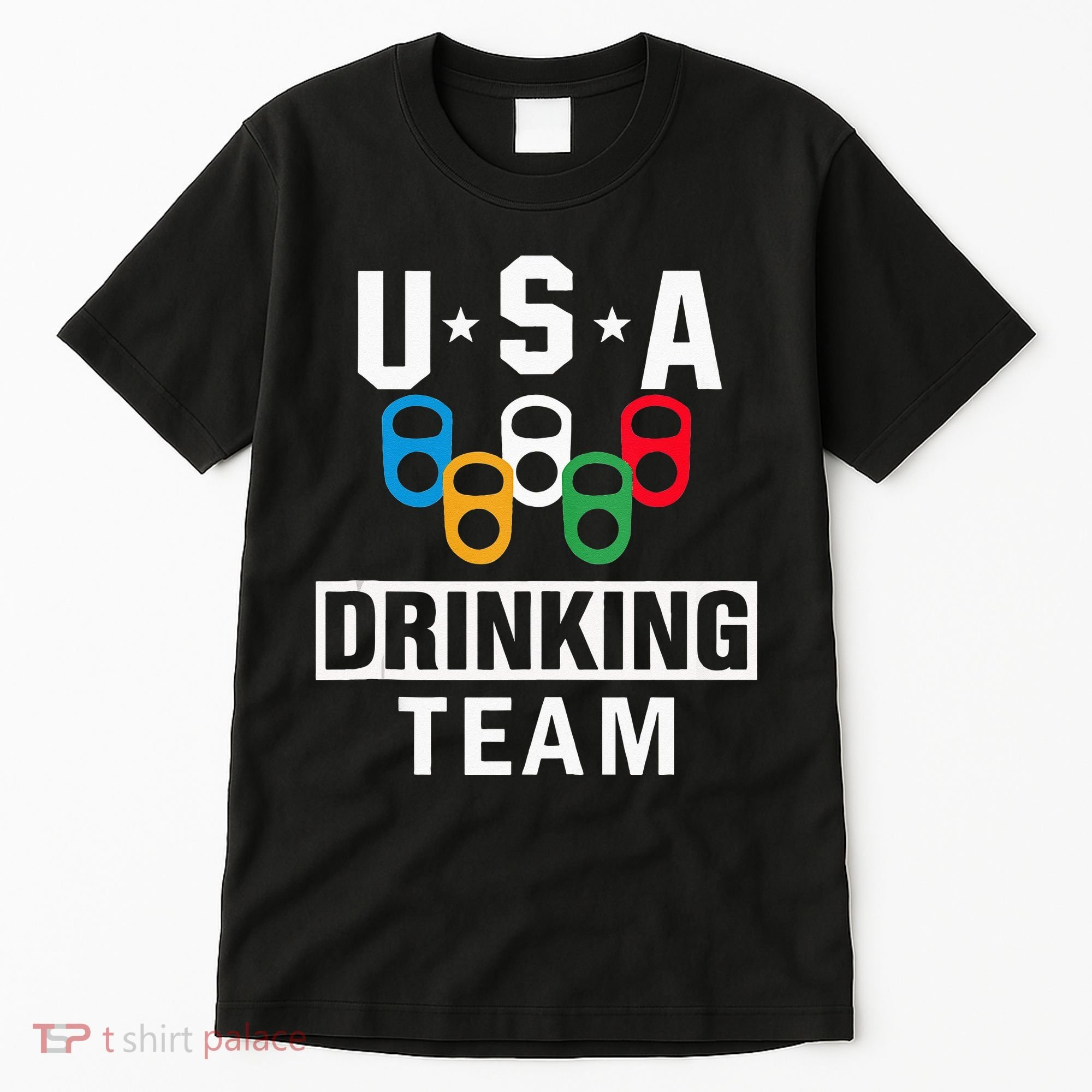 USA Drinking Team Beer Party Funny Tall T-Shirt