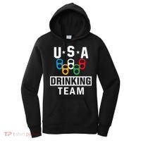 USA Drinking Team Beer Party Funny Women's Hoodie thumb 0
