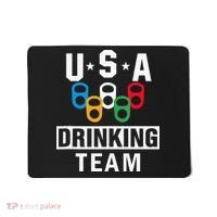 USA Drinking Team Beer Party Funny Mousepad thumb 0