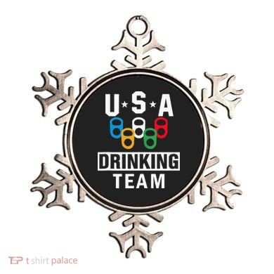 USA Drinking Team Beer Party Funny Ornament