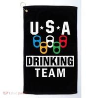 USA Drinking Team Beer Party Funny Golf Towel thumb 0