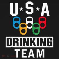 USA Drinking Team Beer Party Funny Kids Sweatshirt thumb 2