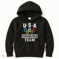 USA Drinking Team Beer Party Funny Kids Hoodie thumb 0
