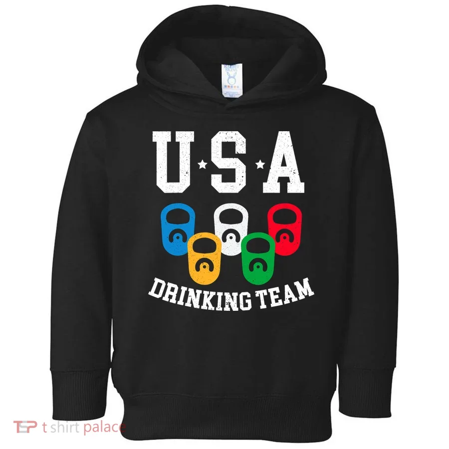 USA Drinking Team for a Team Drinking Beer Lovers Toddler Hoodie