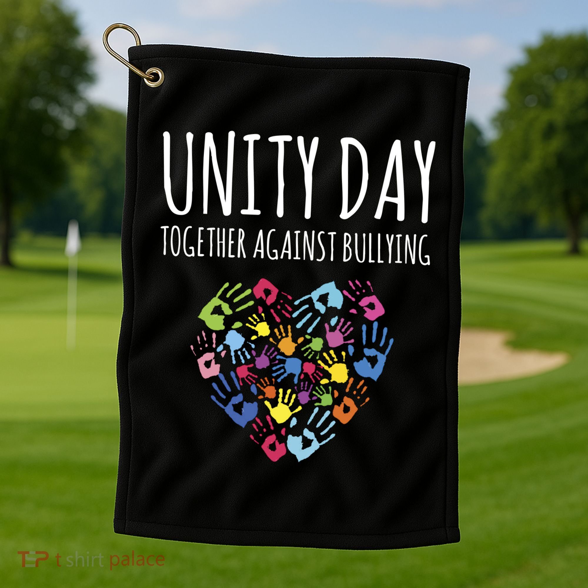 Unity Day Together Against Bullying Golf Towel