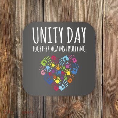 Unity Day Together Against Bullying Coaster