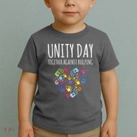 Unity Day Together Against Bullying Toddler T-Shirt thumb 2
