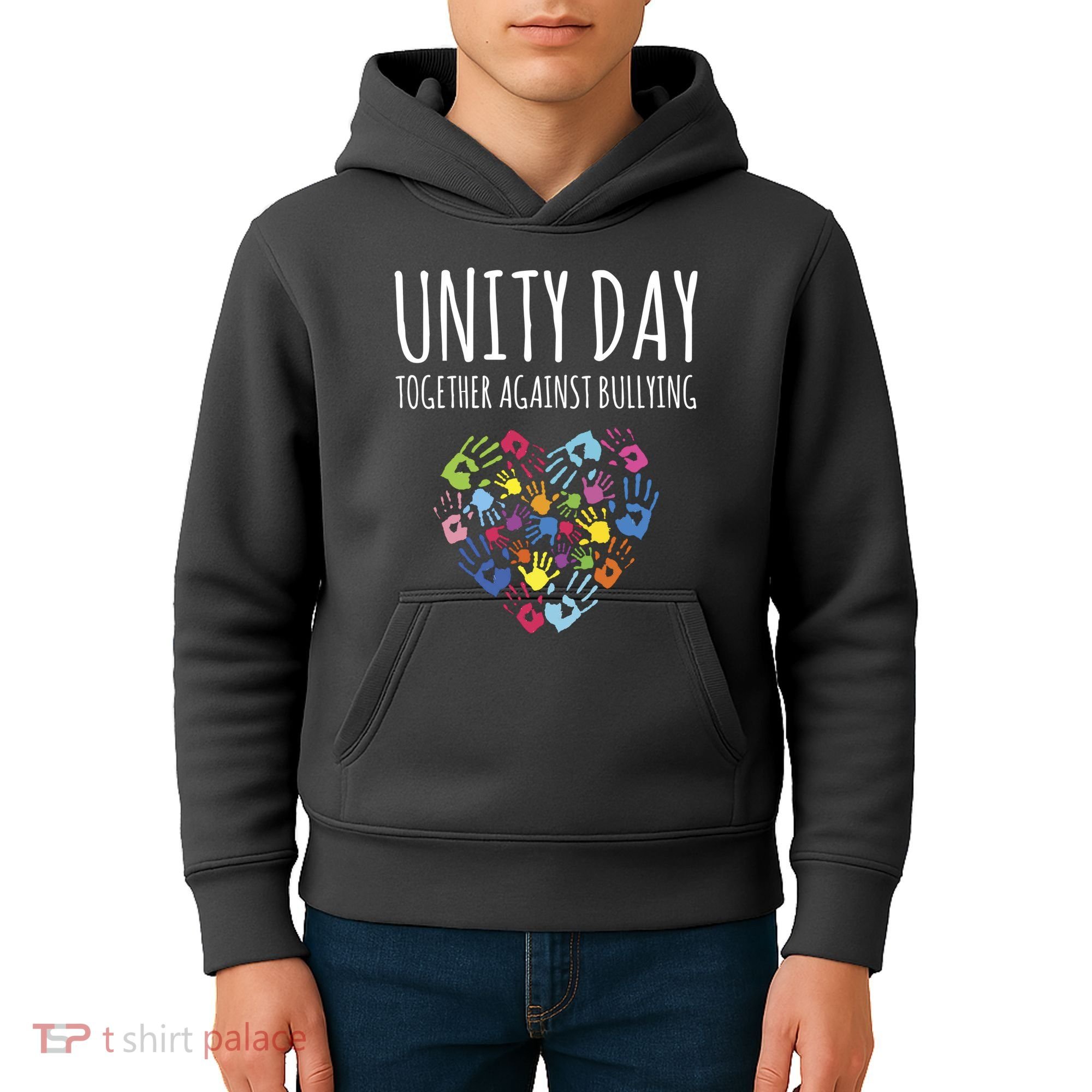 Unity Day Together Against Bullying Kids Hoodie