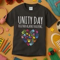 Unity Day Together Against Bullying Kids T-Shirt thumb 3