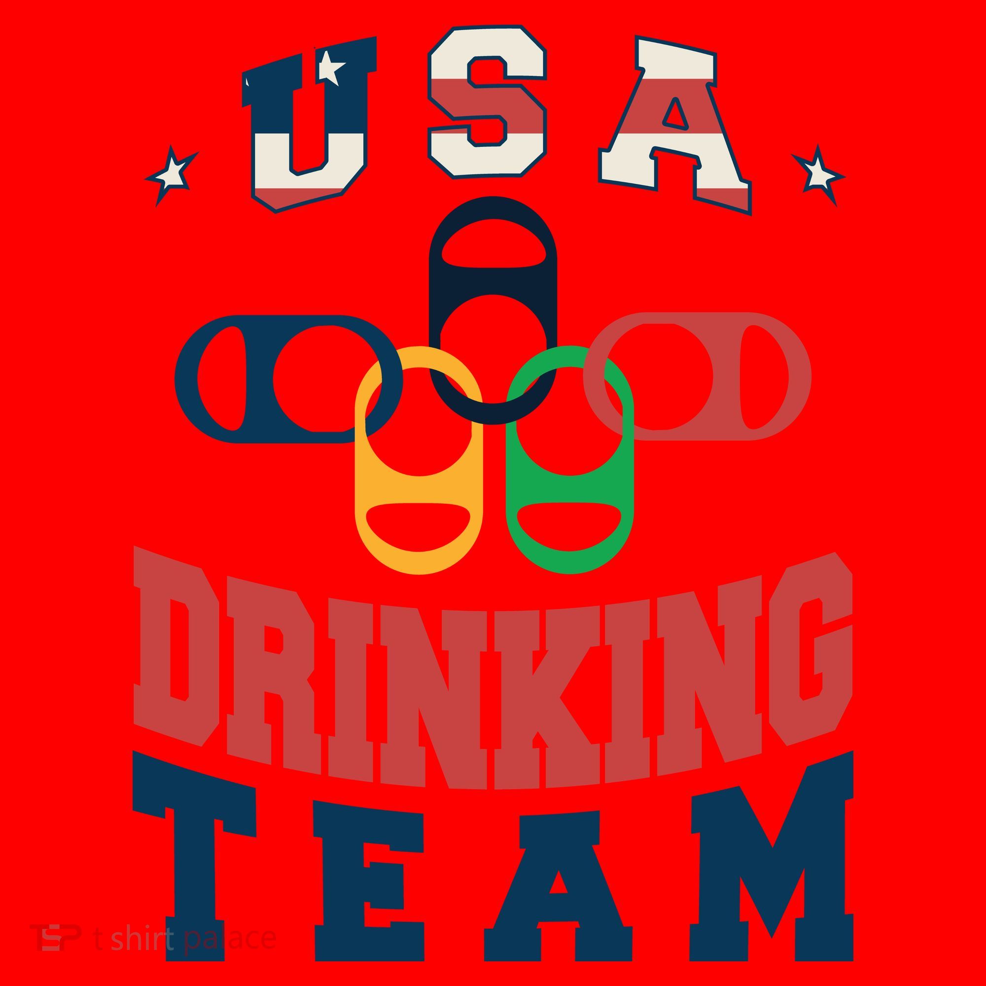 USA Drinking Team Olympics Santa Hat