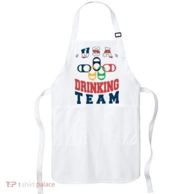 USA Drinking Team Olympics Apron