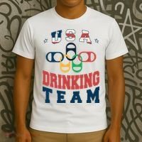 USA Drinking Team Olympics T-Shirt thumb 3