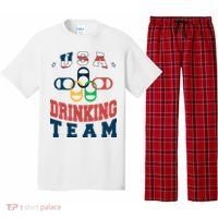 USA Drinking Team Olympics Pajama Set thumb 0