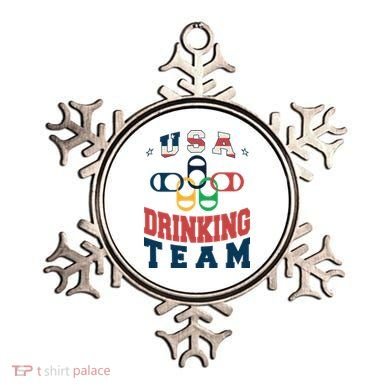 USA Drinking Team Olympics Ornament
