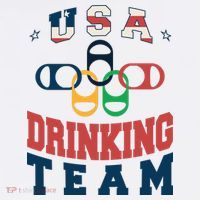 USA Drinking Team Olympics Ornament thumb 1