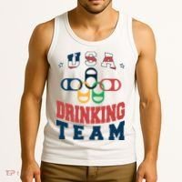 USA Drinking Team Olympics Tank Top thumb 3
