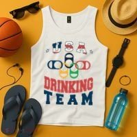 USA Drinking Team Olympics Tank Top thumb 4