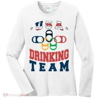 USA Drinking Team Olympics Women's Long Sleeve Shirt