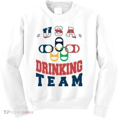 USA Drinking Team Olympics Kids Sweatshirt