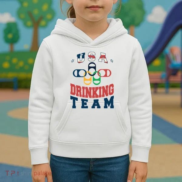 USA Drinking Team Olympics Kids Hoodie