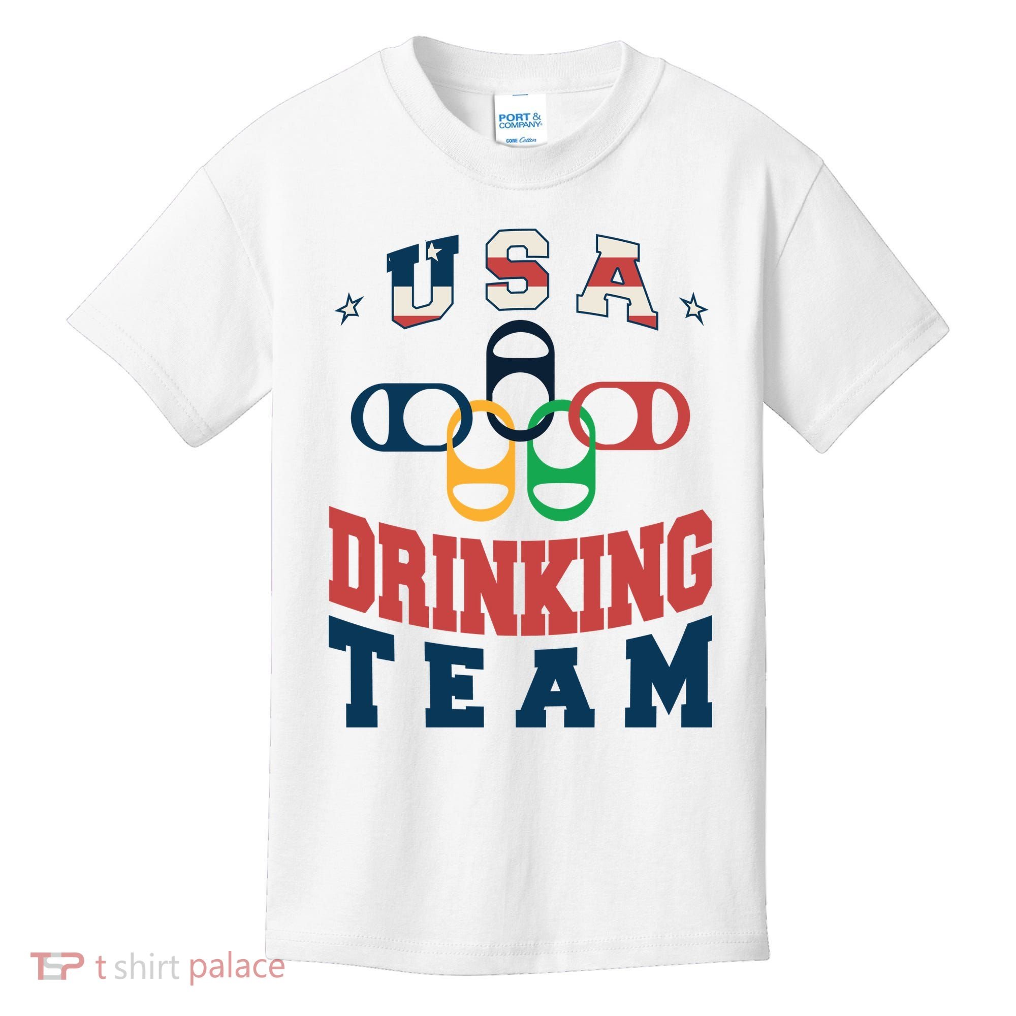 USA Drinking Team Olympics Kids T-Shirt