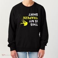 Upside Down This Is My Trapeze For Trapeze Artist Women's Sweatshirt thumb 0